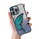 Tel Protect Butterfly Water tok iPhone 17 Pro Max kék tok
