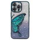 Tel Protect Butterfly Water tok iPhone 17 Pro Max kék tok