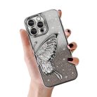 Tel Protect Butterfly Water tok iPhone 17 Pro Max ezüst tok