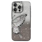 Tel Protect Butterfly Water tok iPhone 17 Pro Max ezüst tok
