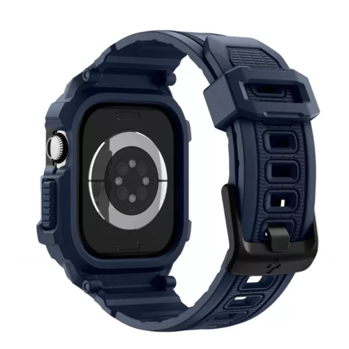 Apple Watch 10 / 11 (42 mm) Spigen Rugged Armor Pro V2 haditengerészeti kék tok
