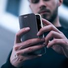 SENSITIVE fliptok Samsung Galaxy A05s fekete tok