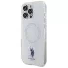 US Polo IML Ring MagSafe iPhone 16 Pro tok - Fehér