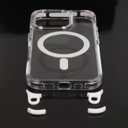 Tel Protect Pántos Átlátszó iPhone 17 Air tok fehér