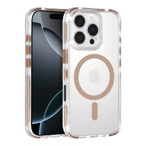Tel Protect Strap átlátszó tok iPhone 17 Air arany tok