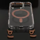 Tel Protect Strap átlátszó tok iPhone 17 Air arany tok