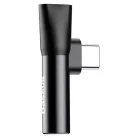 Baseus USB Type-C - Type-C + 3.5mm JACK audio Adapter fekete (CATL41-01)