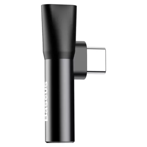 Baseus USB Type-C - Type-C + 3.5mm JACK audio Adapter fekete (CATL41-01)