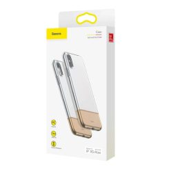 iPhone XS MAX Baseus Half2Half tok arany/átlátszó