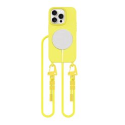   Tech-protect Magnecklace Magsafe Iphone 14 Pro Canary Yellow Tok