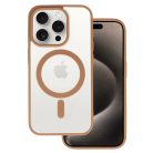 Akril színű Magsafe tok iPhone 15 Pro Max titán tok