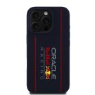 Red Bull Szilikon Függőleges Logós MagSafe tok iPhone 15 Pro Max-hoz Sötétkék