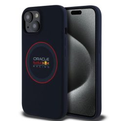   Red Bull Szilikon Piros Gyűrű MagSafe tok iPhone 14-hez Tengerészkék