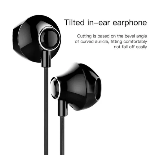 Baseus H06 Encok lateral fülhallgató fekete 3.5mm jack