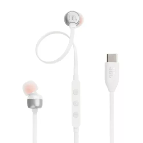 JBL Tune 310C Pure Bass fülhallgató (Type-C), Fehér EU