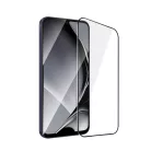 Edzett üveg fém keret Samsung Galaxy A24 4G / A25 5G fekete keret üvegfólia