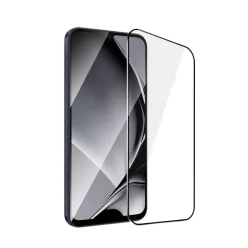   Edzett üveg fém keret Samsung Galaxy A24 4G / A25 5G fekete keret üvegfólia