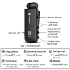 FORCELL F-AUDIO vezeték nélküli fülhallgató Drive EarBud