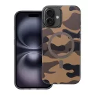 FORCELL F-PROTECT szintek két rétegű 4D technológiával, katonai ejtési teszt kompatibilis IPHONE 16 PRO sivatagi terepmintás tok