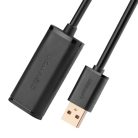 UGREEN US121 USB 2.0 hosszabbító kábel, aktív, 15m (fekete),
