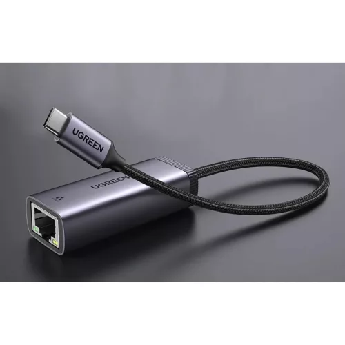 UGREEN CM483 USB-C RJ45 hálózati adapter (szürke)