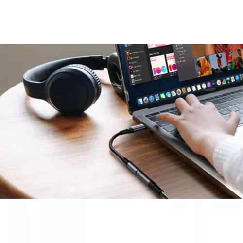 Audio adapter Joyroom SY-C01 Type-C - 3.5 mm (fekete)