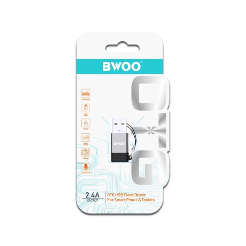 BWOO adapter BZ-38 USB-C - USB szürke OTG