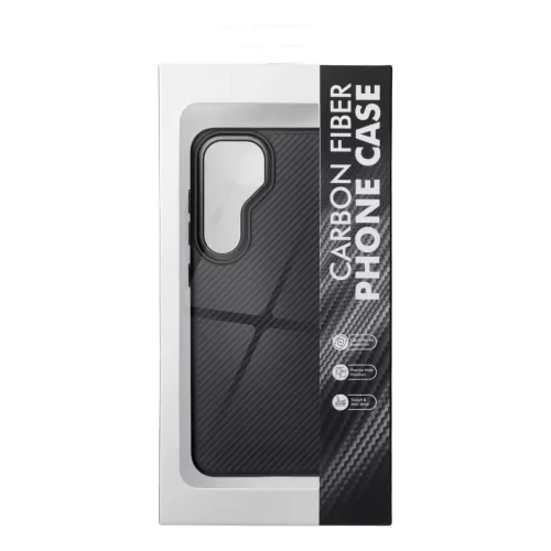 SAMSUNG Galaxy S25 Ultra Carbon Elite Mag tok kompatibilis MagSafe fekete