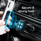 Spigen QS24 mágneses autós telefontartó fekete (000CG21944)