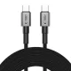 Tech-protect Ultraboost Dna Type-c Kábel Pd100w/5a 300cm Vas Szürke