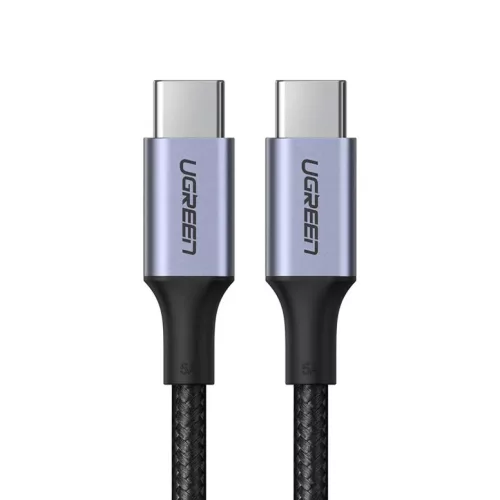 UGREEN US316 USB-C - USB-C kábel, 100W, 1m (fekete)