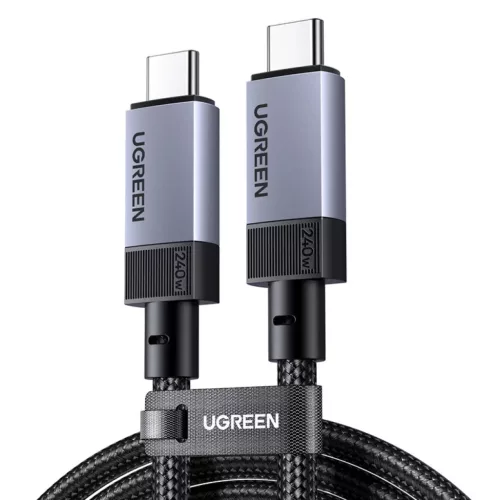 Ugreen L705 USB4 Gen 3 kábel, 240W, 40Gbps, 1m (Csillagszürke)