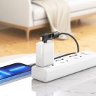 HOCO adapter OTG Type C (férfi) / Lightning (férfi) USB A (női) 2 az 1-ben UA17 fekete tok