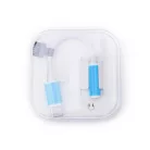 Fehér AUX Type C (férfi) - Jack 3,5 mm (női) adapter