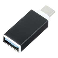 OTG USB A 3.0 (anya) - Type C (apa) adapter fekete