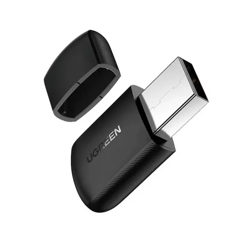 Ugreen két sávos adapter külső USB hálózati kártya - WiFi 11ac AC650 fekete (CM448)