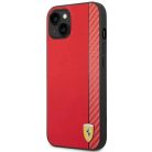 Ferrari FEHCP14MAXRE iPhone 14 Plus 6.7" piros/piros kemény tok Carbon