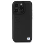 Apple iPhone 16 Pro Fekete BMW Leather Hot Stamp fliptok