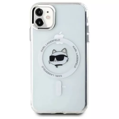 Karl Lagerfeld IML Metal Choupette Head MagSafe iPhone 11 tok