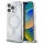 iPhone 16 Pro Ezüst Guess Resin Gradient Glitter MagSafe tok