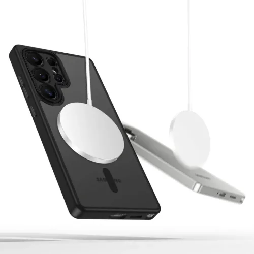 Samsung Galaxy S25 Ultra Tech-protect Magcam Magsafe matt fekete tok