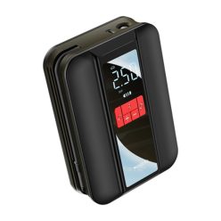   Hordozható pumpa (VC04) - 4000mAh, 3-150PSI, LED Kijelző - Fekete Yesido