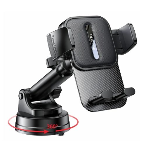 Yesido Autós tartó szélvédőre és műszerfalra (C174) - Fekete