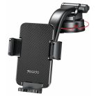 Szélvédőre és műszerfalra való Yesido C172 autós telefontartó, 360 fokban forgatható - Fekete