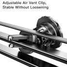 Autós tartó Yesido C160 műszerfalra és légbeömlőre, 360 fokban állítható szög - Fekete