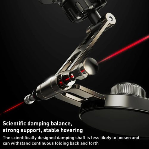 Yesido - Autós tartó (C198) - Mágneses markolat, teleszkópos, műszerfalra és kijelzőre - Szürke