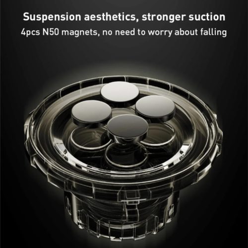 Yesido - Autós tartó (C198) - Mágneses markolat, teleszkópos, műszerfalra és kijelzőre - Szürke