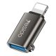 OTG Adapter (GS14) - USB 3.0 to Lightning Yesido - Plug & Play, 480Mbps - Fekete