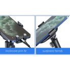 Yesido Autós tartó (C120) - Gravitációs fogás, kihúzható kar műszerfalra és szélvédőre - Fekete