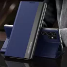 Sleep Case Pro fliptok Samsung Galaxy S25 Ultra készülékhez klappal és állvánnyal - kék tok